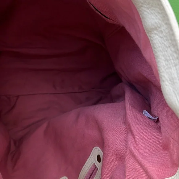 Ivory Isabella Fiore ruched brass grommets studded large leather hobo bag

- - Picture 9 of 16